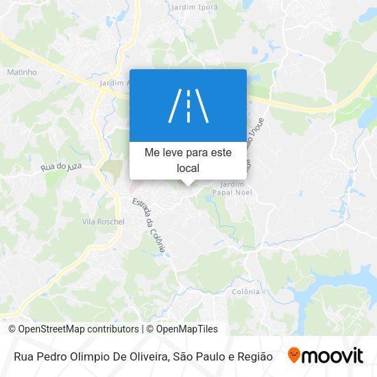 Rua Pedro Olimpio De Oliveira mapa