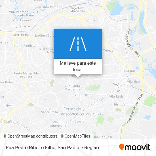 Rua Pedro Ribeiro Filho mapa