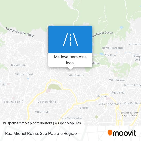 Rua Michel Rossi mapa