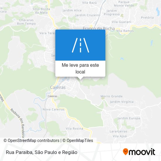 Rua Paraiba mapa