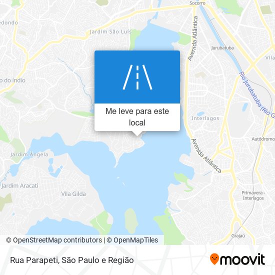 Rua Parapeti mapa