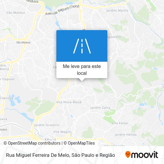 Rua Miguel Ferreira De Melo mapa
