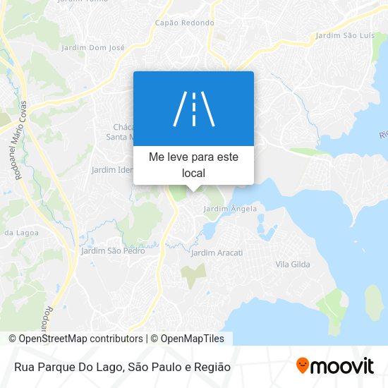 Rua Parque Do Lago mapa