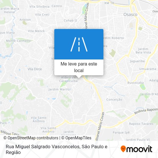 Rua Miguel Salgrado Vasconcelos mapa