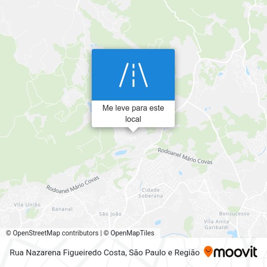 Rua Nazarena Figueiredo Costa mapa