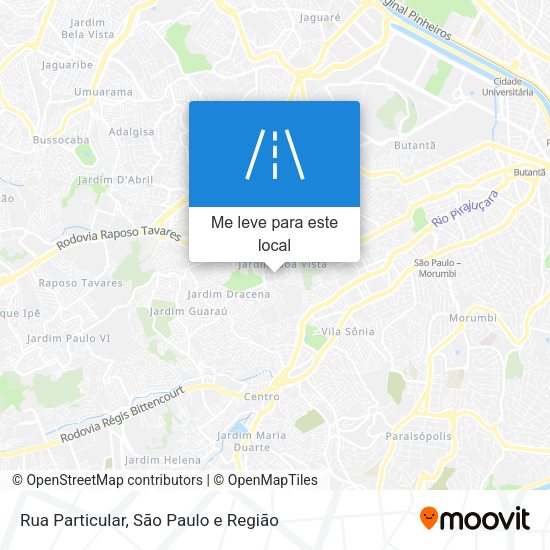 Rua Particular mapa