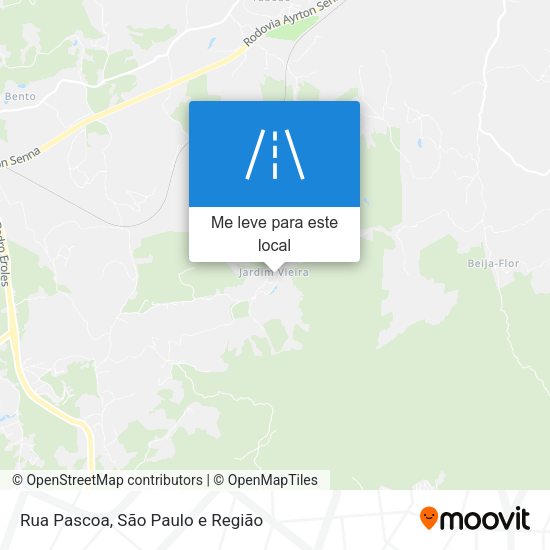 Rua Pascoa mapa
