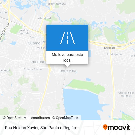 Rua Nelson Xavier mapa