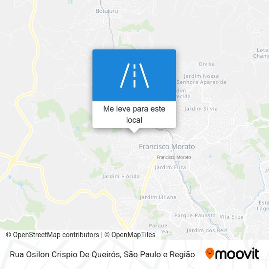 Rua Osilon Crispio De Queirós mapa