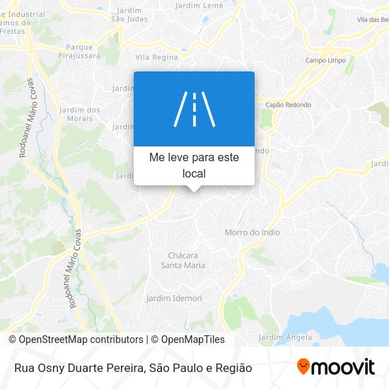 Rua Osny Duarte Pereira mapa