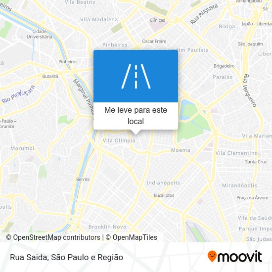 Rua Saida mapa