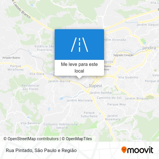 Rua Pintado mapa