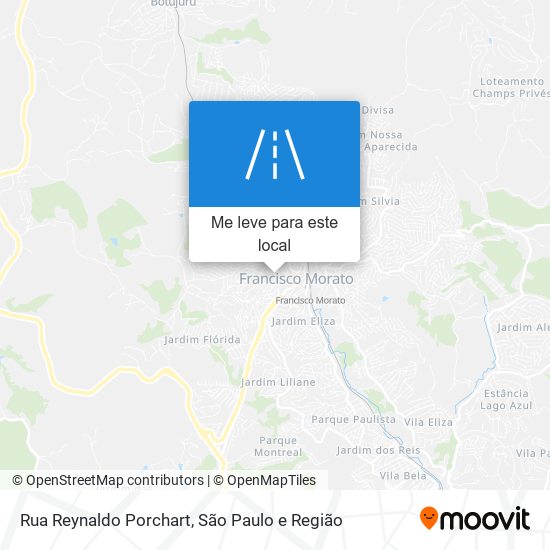 Rua Reynaldo Porchart mapa