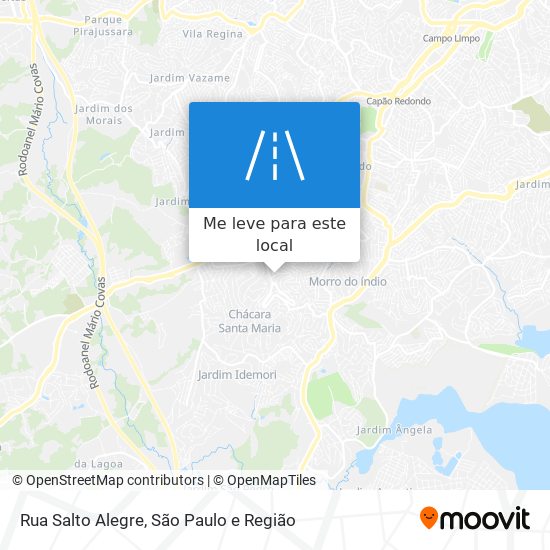 Rua Salto Alegre mapa