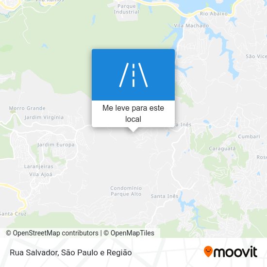 Rua Salvador mapa