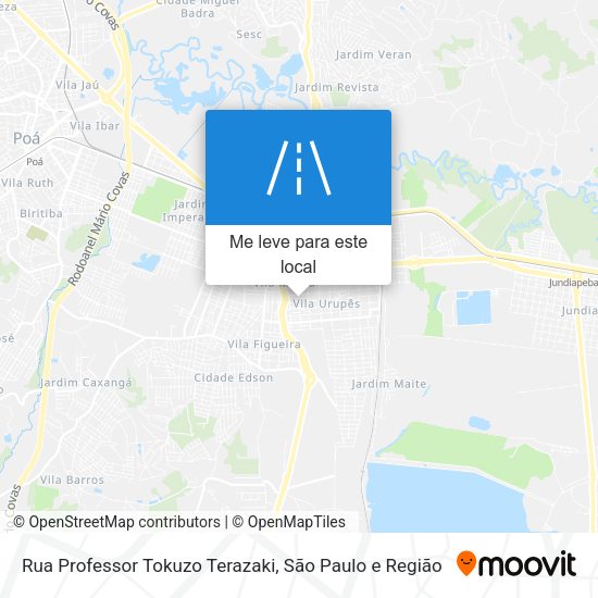 Rua Professor Tokuzo Terazaki mapa