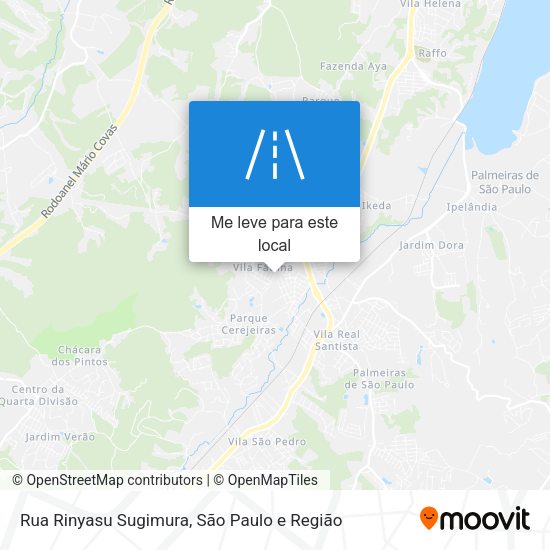 Rua Rinyasu Sugimura mapa