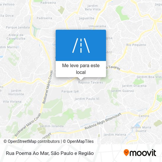 Rua Poema Ao Mar mapa