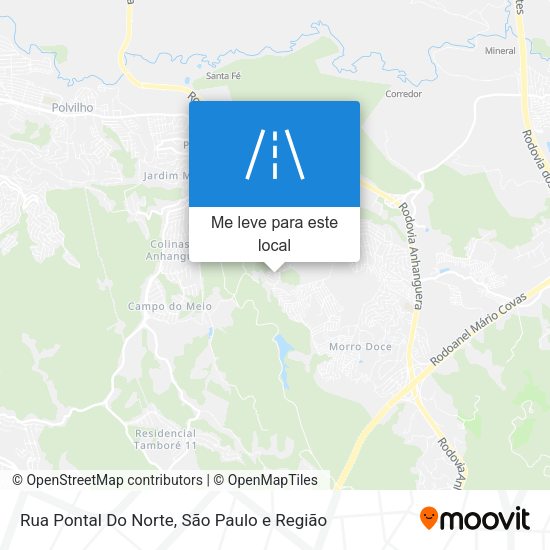 Rua Pontal Do Norte mapa