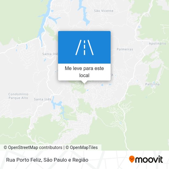 Rua Porto Feliz mapa