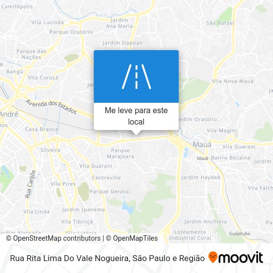 Rua Rita Lima Do Vale Nogueira mapa