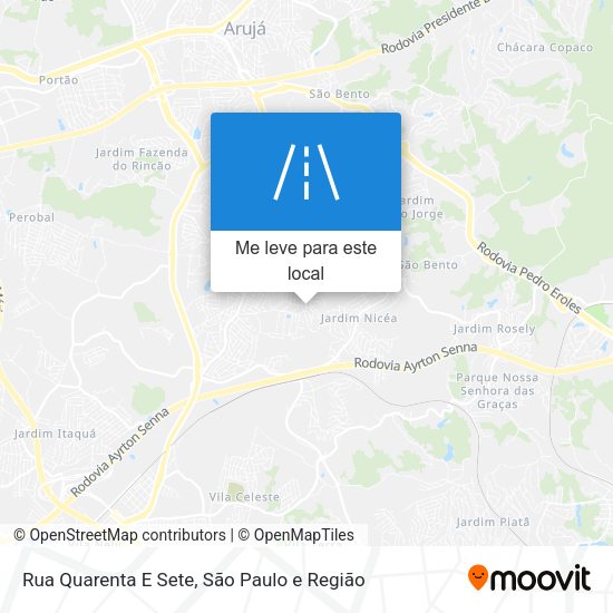 Rua Quarenta E Sete mapa