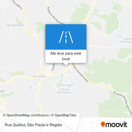 Rua Queluz mapa