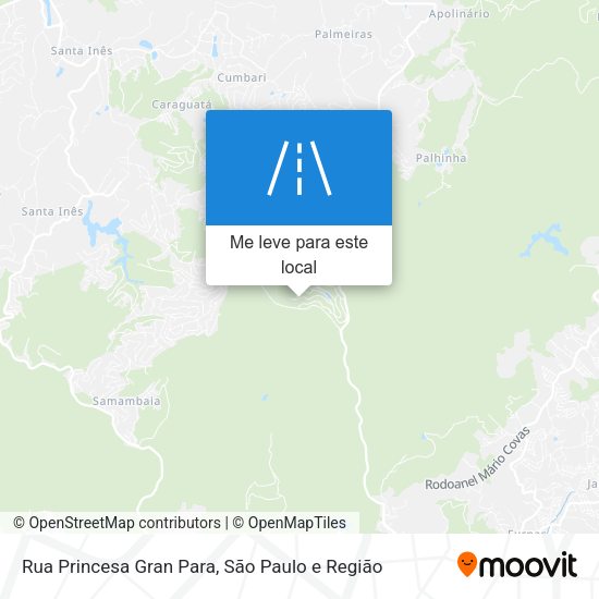 Rua Princesa Gran Para mapa