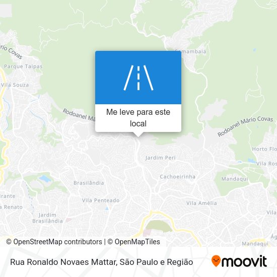 Rua Ronaldo Novaes Mattar mapa