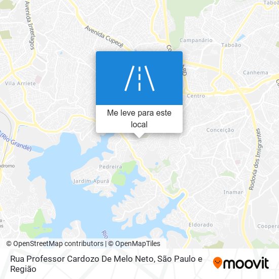 Rua Professor Cardozo De Melo Neto mapa