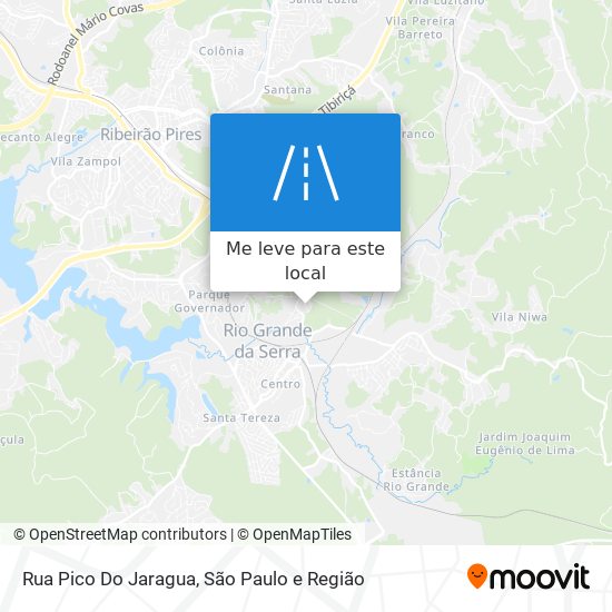 Rua Pico Do Jaragua mapa