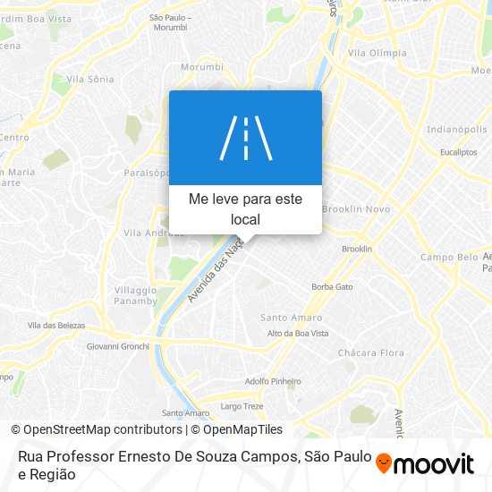 Rua Professor Ernesto De Souza Campos mapa