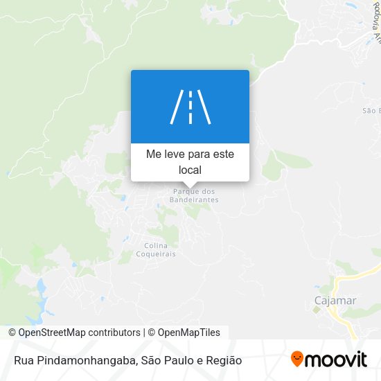 Rua Pindamonhangaba mapa