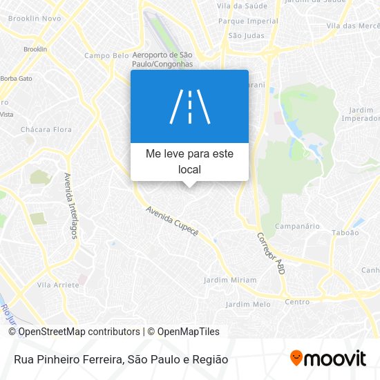 Rua Pinheiro Ferreira mapa