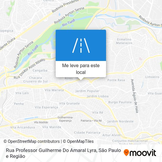 Rua Professor Guilherme Do Amaral Lyra mapa