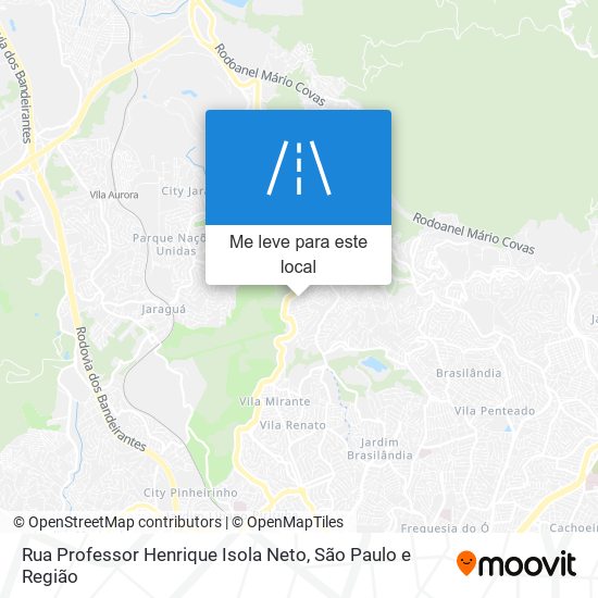 Rua Professor Henrique Isola Neto mapa