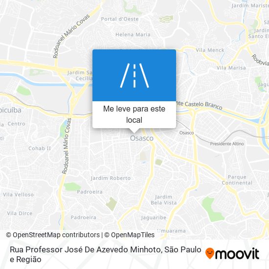 Rua Professor José De Azevedo Minhoto mapa