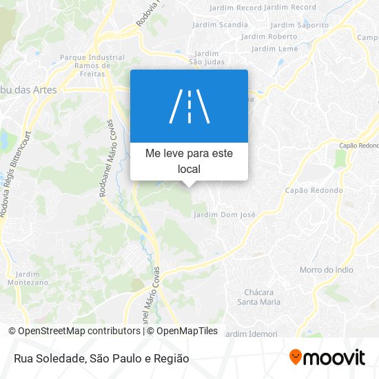 Rua Soledade mapa