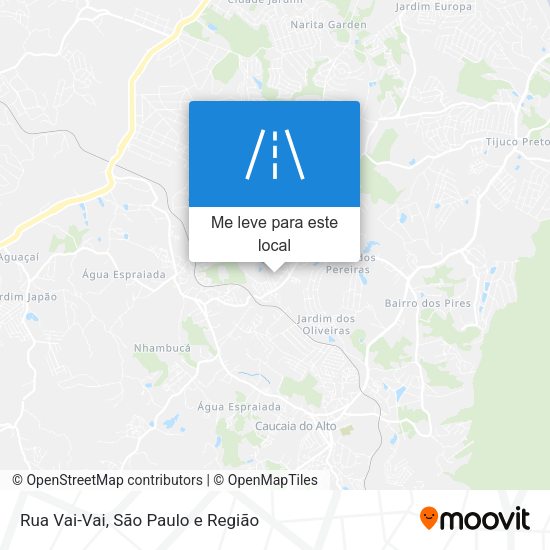 Rua Vai-Vai mapa