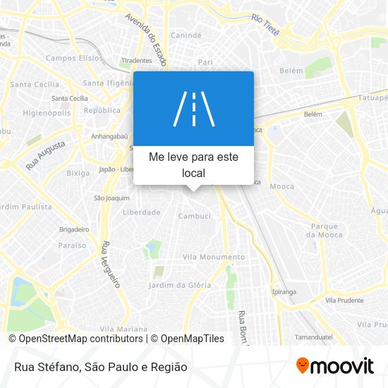 Rua Stéfano mapa