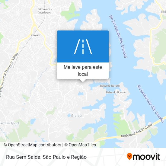 Rua Sem Saida mapa