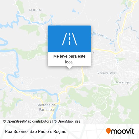 Rua Suzano mapa