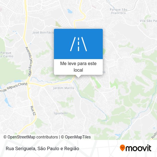 Rua Seriguela mapa