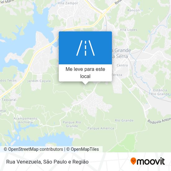 Rua Venezuela mapa