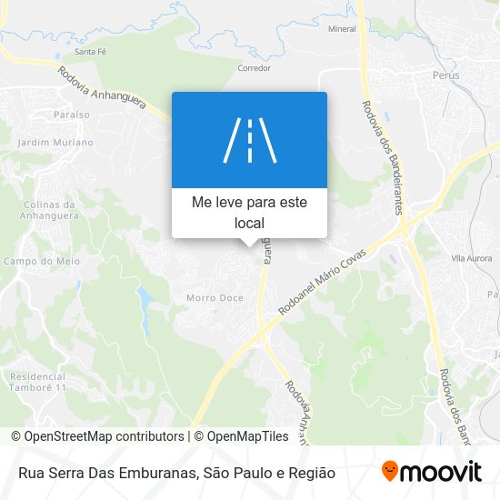 Rua Serra Das Emburanas mapa