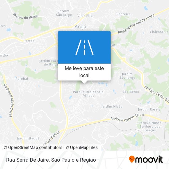 Rua Serra De Jaire mapa
