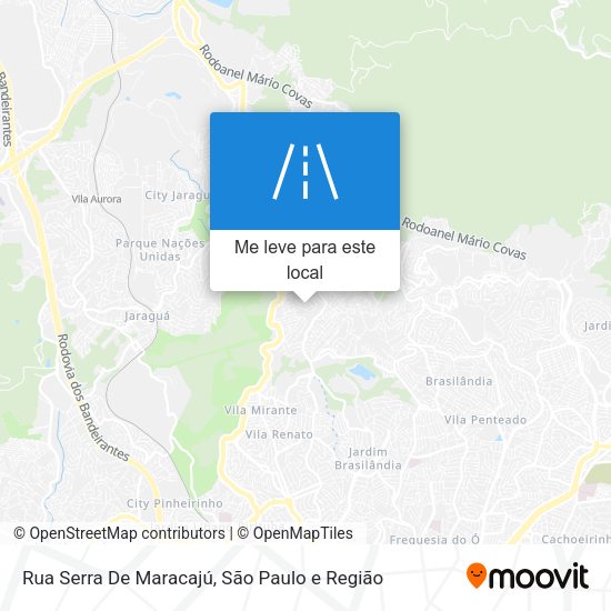 Rua Serra De Maracajú mapa
