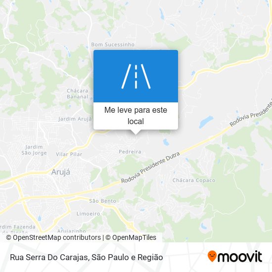 Rua Serra Do Carajas mapa