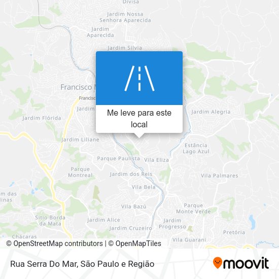 Rua Serra Do Mar mapa