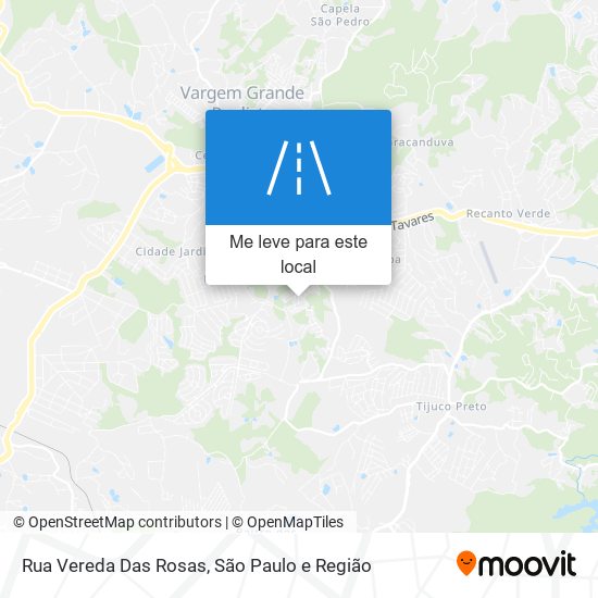 Rua Vereda Das Rosas mapa